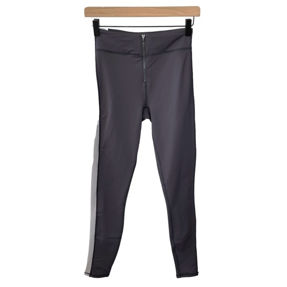 Fabletics High Waisted Leggings Front Zipper - Picture 1 of 8